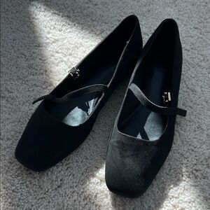 H&M Square Toe Mary Jane Ballet Flats